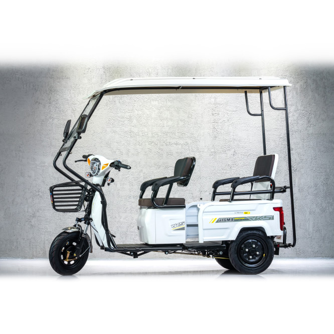Tricicleta electrica cu doua locuri Xigma cu cabina